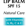 Бальзам для губ SPF15 &amp;quot;Природна турбота&amp;quot; (Lip Balm SPF 15 Natural Care)